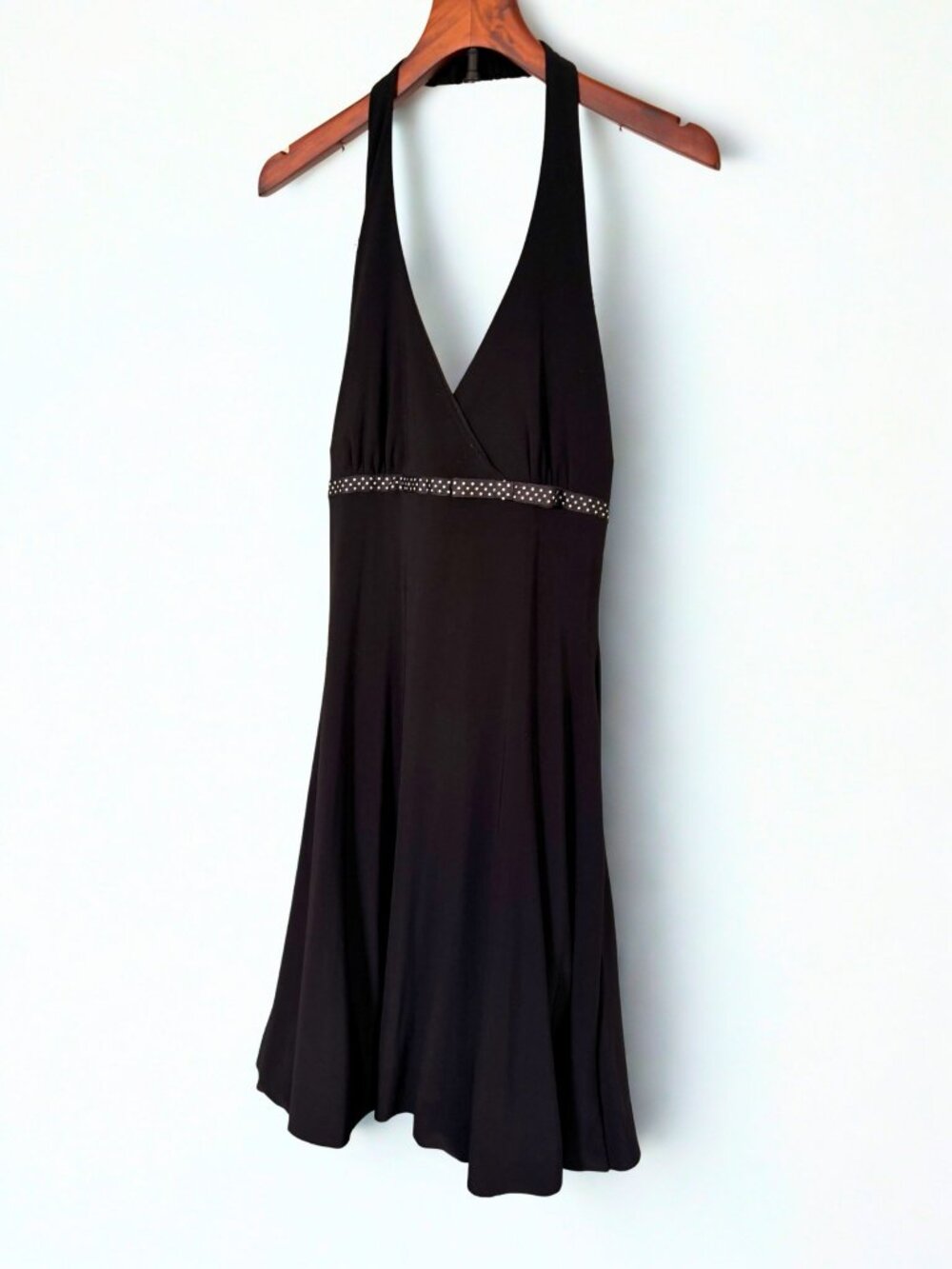 B. Darlin Open Back Black Halter Dress